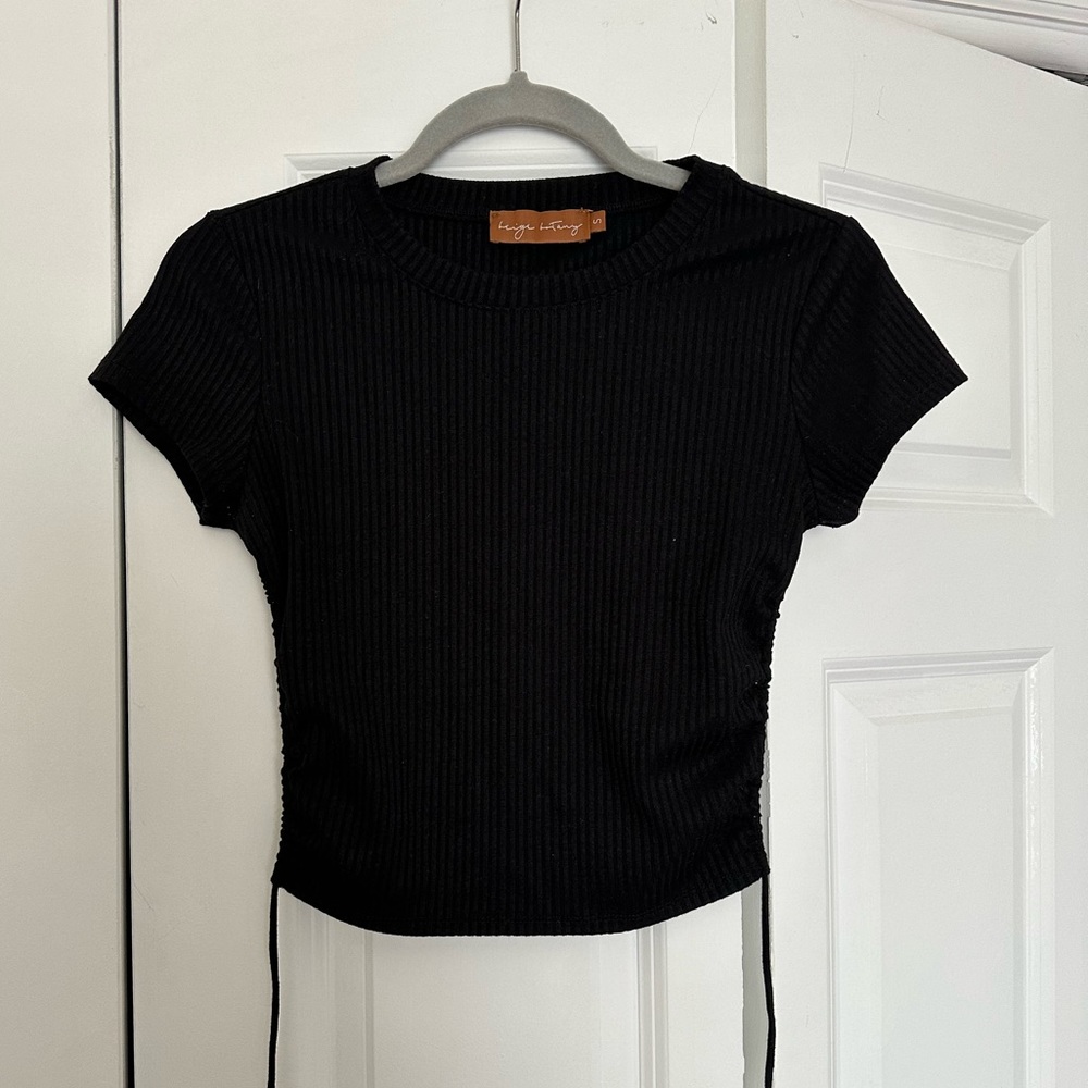 Backless Black Top